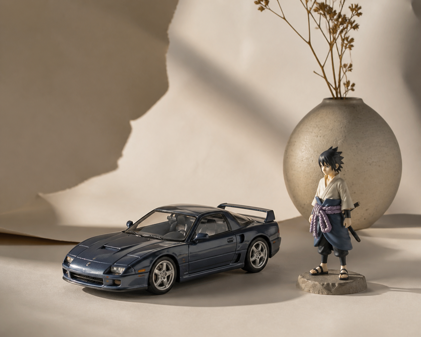 Japanese automotive goods and collectible anime figures authenticated by dangoo KK in Tokyo